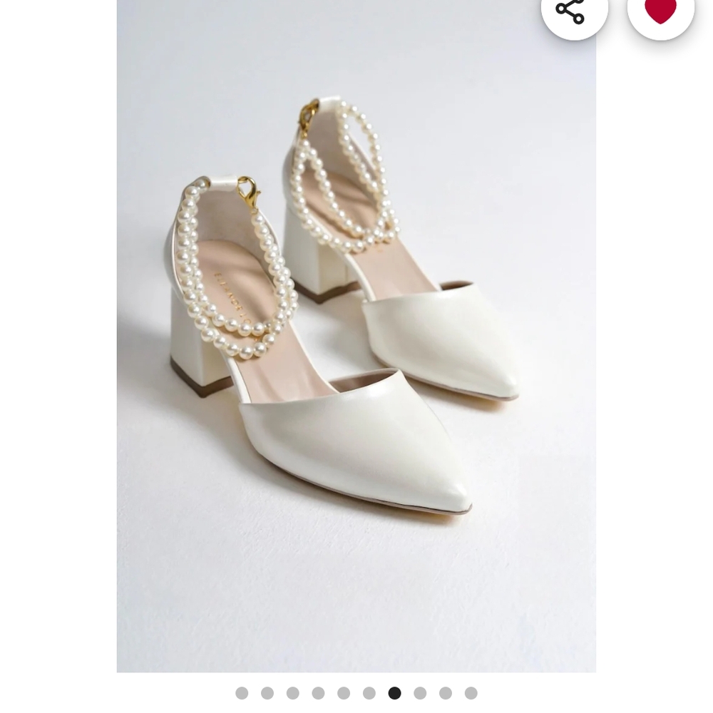 Ivory Pearl Bridal Shoes